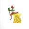 BFC0617 Shoulder Drapes - Floral Pheasant