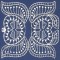 BFC0639 Chinese Indigo Centerpiece, Borders and Corners