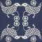 BFC0639 Chinese Indigo Centerpiece, Borders and Corners
