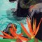BFC0645 Window-Flamingo Paradise