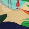 BFC0645 Window-Flamingo Paradise