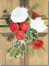 BFC0647 Window-Holly and White Roses