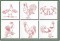BFC0648 Redwork Roosters