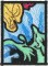 BFC0664 Stained Glass Dolphins