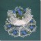 BFC0681 FSL 3D Morning Glory Bowl & Doily