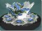 BFC0681 FSL 3D Morning Glory Bowl & Doily