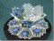 BFC0681 FSL 3D Morning Glory Bowl & Doily