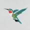 BFC0684 Hummingbird Fantasy Garden