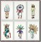BFC0690 Southwestern Kachina Dolls