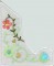 BFC0711 QIH Floral Brocade Handbag