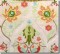 BFC0711 QIH Floral Brocade Handbag