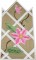 BFC0728 QIH Clematis Trellis Handbag