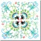 BFC0754 Ancient Italian Tiles Centerpiece, Borders and Corners