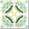 BFC0754 Ancient Italian Tiles Centerpiece, Borders and Corners
