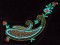 BFC0756 QIH Peacock Paisley Bag
