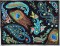 BFC0756 QIH Peacock Paisley Bag