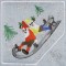 BFC0776 QIH Victorian Christmas Tote Bag