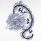 BFC0780 Chinese Indigo Work