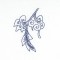 BFC0780 Chinese Indigo Work