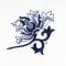 BFC0780 Chinese Indigo Work