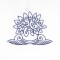 BFC0780 Chinese Indigo Work