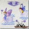 BFC0814 Block 11 of 12 Fairy Land Quilt - The Fairy Race