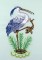 BFC0817 Art Nouveau Birds II