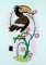 BFC0817 Art Nouveau Birds II