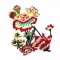 BFC0819 Floral Brocade