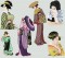 BFC0845 Lovely Geisha Series - Set II