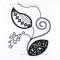 BFC0855 Convertible Handbag Series A Appliqué Leaves