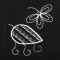 BFC0855 Convertible Handbag Series A Appliqué Leaves