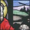 BFC0872 Stained Glass - Christ with Children