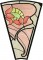 BFC0894 Stained Glass-Art Nouveau Circle in a Square