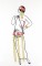 BFC0897 20s French Lady's Fashion