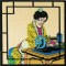 BFC0898 Chinese Sewing Ladies Triptych