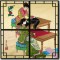 BFC0898 Chinese Sewing Ladies Triptych