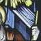 BFC0909 Stained Glass-Joseph, Mary and the Infant Jesus Christ