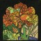 BFC0910 Stained Glass Tiffany Landscape