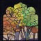 BFC0910 Stained Glass Tiffany Landscape