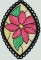 BFC0915 Stained Glass Christmas Ornaments
