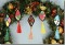 BFC0915 Stained Glass Christmas Ornaments