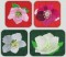 BFC0924 Four Christmas Roses