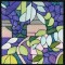 BFC0933 Stained Glass- A Tiffany Peacock