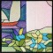 BFC0933 Stained Glass- A Tiffany Peacock