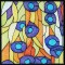 BFC0933 Stained Glass- A Tiffany Peacock