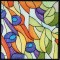 BFC0933 Stained Glass- A Tiffany Peacock