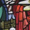 BFC0951 Stained Glass- Christ with Lambs