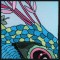 BFC0955 QIH-Stained Glass-Fantasy Peacock