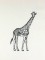 BFC0985 African Animals Blackwork